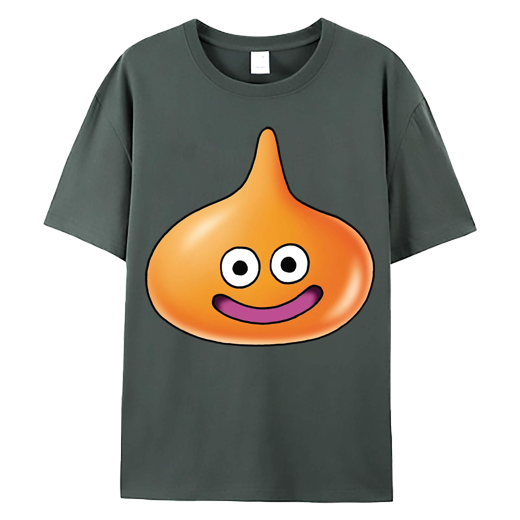 （画像用） ドラゴンクエスト Doragon Kuesuto Dragon Quest 綿100％ メンズ半袖Tシャツ｜肌触りやわらか＆通気性